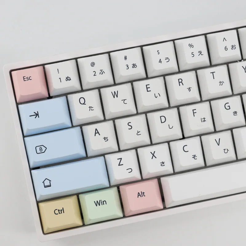 CuXiu PBT チョークキーキャップ 136 キー染料サブキーキャップセットチェリー MX スイッチメカニカルキーボード gh60 xd64 xd84 xd96 87 104