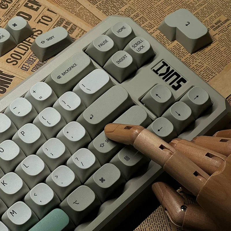 Idobao レトロ MA キーキャップ MAC キーボードキーキャップ PBT オリジナルデザインメカニカルキーボード用チェリー MX スイッチ Simplism キーキャップ