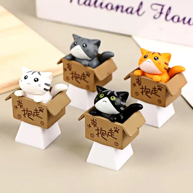 カスタマイズかわいい猫キーキャップメカニカルキーボードキーキャップ職人アニメかわいいキーキャップ PBT 軸チェリー MX かわいい猫 Diy キーキャップ