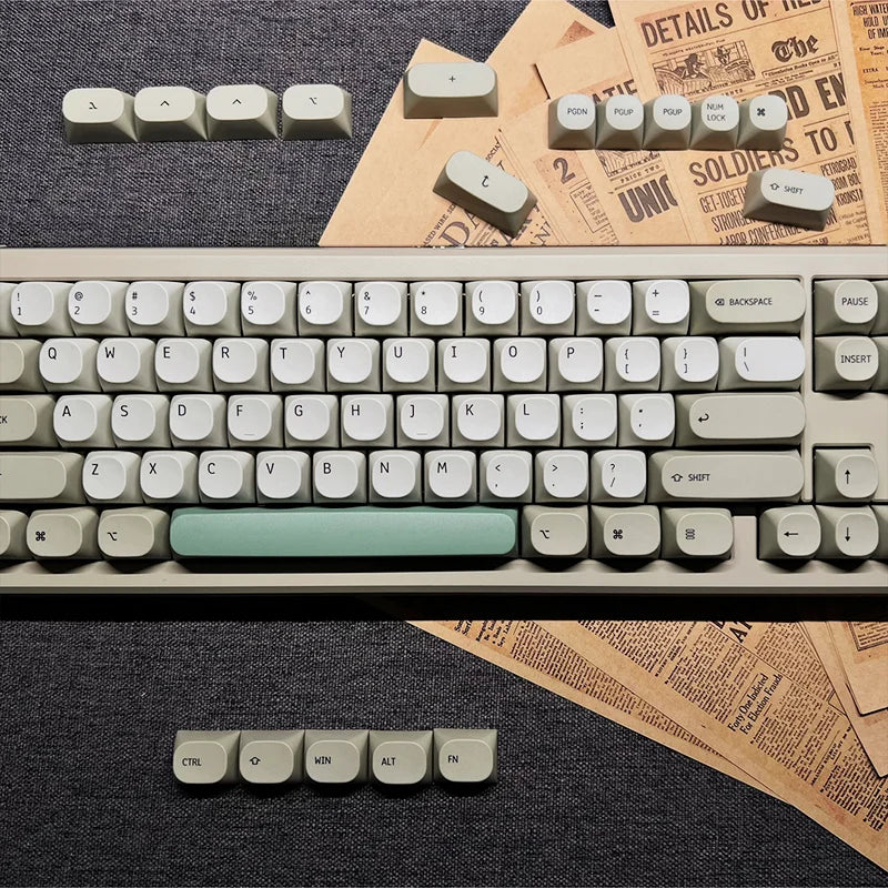 Idobao レトロ MA キーキャップ MAC キーボードキーキャップ PBT オリジナルデザインメカニカルキーボード用チェリー MX スイッチ Simplism キーキャップ